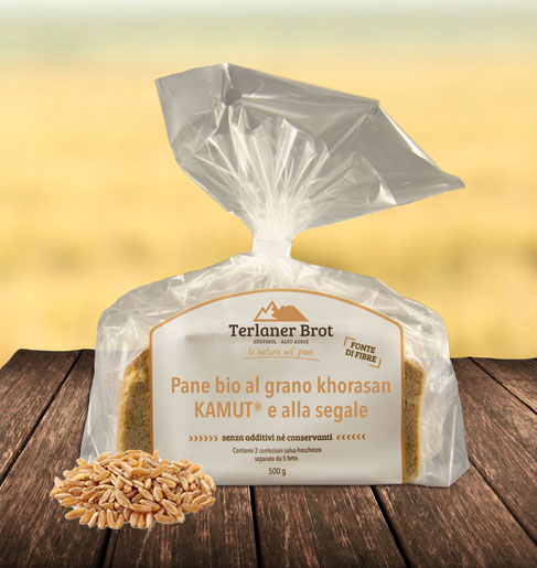 Terlaner Brot: BIO Brot mit KAMUT® Khorasan Weizen und Roggen