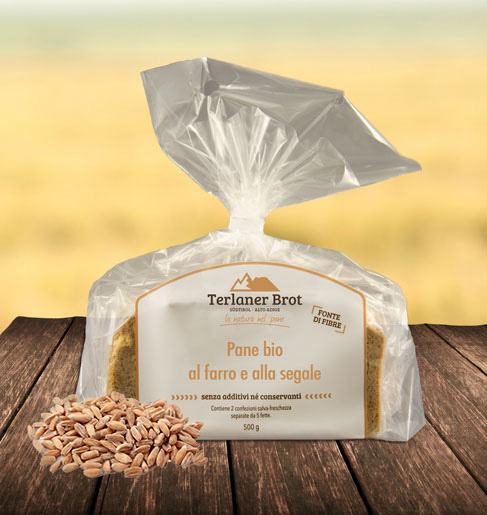 Terlaner Brot: Bio Roggen Dinkel