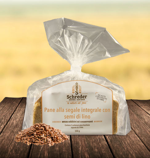 Roggenvollkornbrot mit Leinsamen